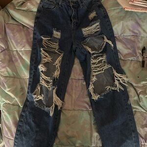 SHEIN Blue Denim Jeans with Tag